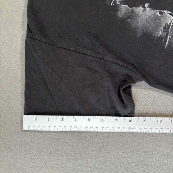 Vtg Mens XL Road Hog Motorcycle Black T Shirt Biker Feel the Power Y2K Tee Faded - Picture 3 of 10